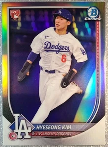 Hyeseong Kim 2025 Bowman Chrome RC #91 Red Rookie Redemption Dodgers Phenom - Picture 1 of 2