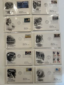 US Postage First Day of Issue Stamped Envelopes From 1973-75 - Lot 0f 20 - Picture 1 of 12