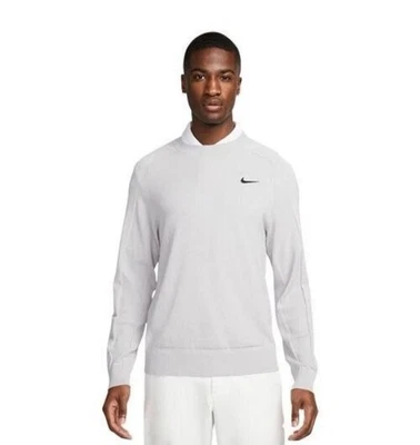 Suéter tejido de golf Nike Tiger Woods gris claro humo niebla DR5291 077 talla grande L Foto 1 de 4