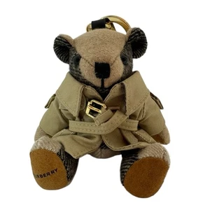 Burberry Thomas Bear Charm 7” Llavero Gabardina Felpa Clásico ¡EXCELENTE ESTADO USADO! - Imagen 1 de 12