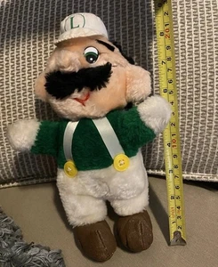 Vintage Super Mario Bros Luigi Plüschtier Nintendo Stofftier - ca. 9 Zoll - Bild 1 von 7