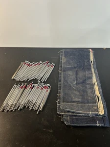 Craftool Co. Vintage Leather Working Tools 46 Pieces W/Roll Up Storage Case USA - Picture 1 of 24
