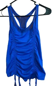 90 Degree by Reflex Womens sleeveless active blue tank top, size S - Picture 1 of 4