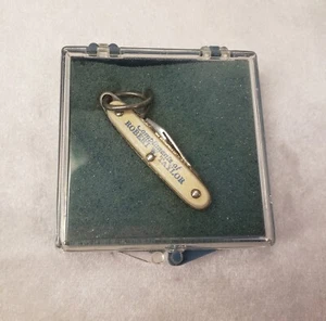 Vintage Mini Messer Werbung Robert W. Taylor im Etui - Bild 1 von 4