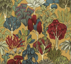 Papel pintado no tejido palmeras floral amarillo rojo azul Architects Paper 37757-1 (6,05€/1m²) - Imagen 1 de 5