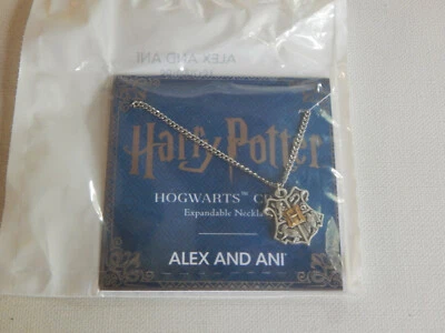 Collar Alex and Ani Harry Potter Cresta de Hogwarts Nuevo EN Paquete Foto 1 de 4