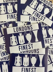 Pack of 25 X Chelsea FC Stickers - Flag Scarf Shirt Badge Print Hat Programme - Picture 1 of 1