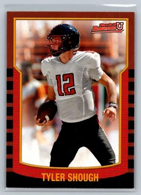 2021 -22 Bowman University 2000 Bowman Tyler Shough #2KB-15 Texas Tech - Image 1 of 2