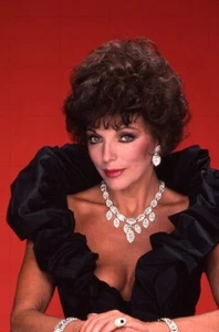JOAN COLLINS - DYNASTY - Large 12" x 8" Stunning Colour Portrait Photograph - Imagen 1 de 1