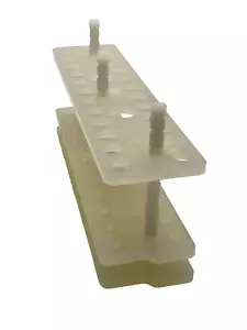 24-Place Clear Milky Vacuum Extraction Manifold Tube Rack Tube Size up to 12mm - Picture 1 of 3