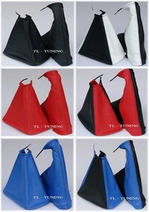 Adecuado para OPEL VECTRA B (95-03) Bolsa de cambio + Bolsa de freno de mano PIEL muchos colores - Imagen 1 de 2