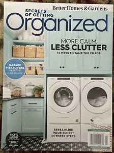Better Homes Gardens Secrets Of Getting Organized Magazine Spring 2024 - Picture 1 of 1