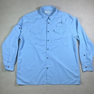 Camisa de pesca Jawbone Tackle Co para hombre XL azul ventilada navegación pesca en alta mar - Imagen 1 de 11