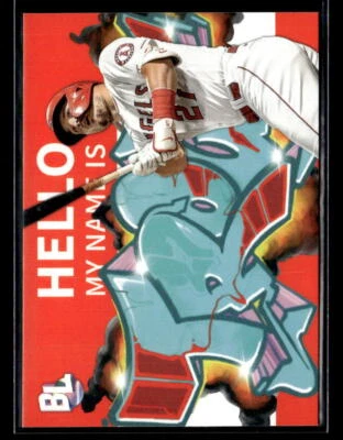 Mike Trout - 2023 Topps Big League Roll Call Wildstyle Edition #RC-2 Angels - Image 1 of 2