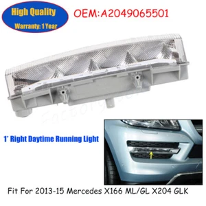 1* Luz de circulación diurna delantera derecha DRL para Benz X166 ML/GL X204 GLK 2013-15 - Imagen 1 de 10