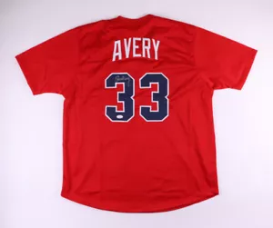 Steve Avery Signed Atlanta Braves Jersey (JSA COA) 1995 World Series Champion P. - Picture 1 of 5