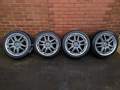 TOYOTA CHASER RAYS VOLK GTV 18" SPLIT RIM ALLOYS X4 - Image 1 of 4
