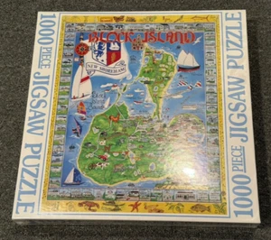 Vintage Block Island 1000 Piece Jigsaw Puzzle NEW SEALED 1992 White Mountain - Picture 1 of 3