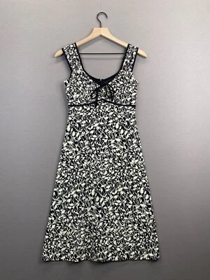 Vestido floral para mujer London Times mini negro sin mangas cordón sin talla Foto 1 de 4