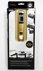 VUPOINT SOLUTIONS MAGIC WAND II PORTABLE SCANNER ST441SG GOLD COLOR, NEW - Picture 1 of 5