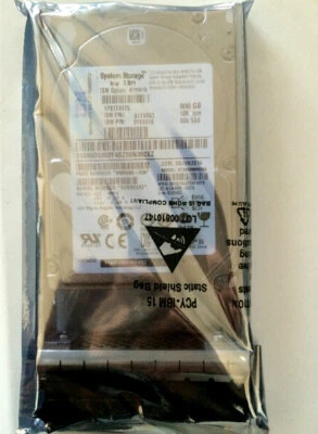 81Y9915 81Y9918 IBM 900GB 10K 6GBPS SFF SAS HARD DRIVE 81Y9893 - Image 1 of 3
