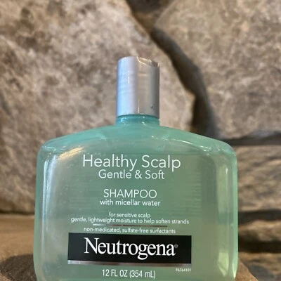 Neutrogena Healthy Scalp Gentle Soft Shampoo w Micellar Water  12 Oz New - Image 1 of 3