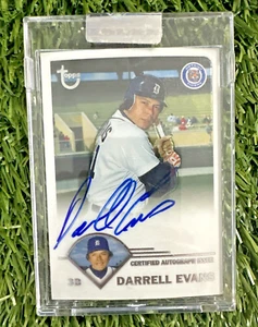 2003 Topps Retired Signature Edition DARRELL EVANS On Card Auto Tigers - Picture 1 of 2