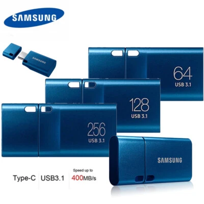 Unidad flash USB tipo C Samsung Memory Stick 64 GB 128 GB 256 GB USB 3.1 400 MB/s Foto 1 de 4