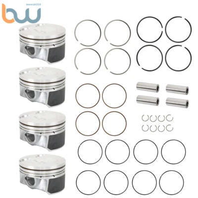 Juego de 4 piezas de pistones y anillos mejorados para VW AUDI A4 Q3 Q5 2.0T 06H107065DM 2.0L 23mm Foto 1 de 4