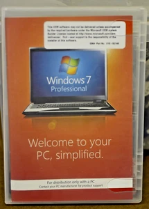 MICROSOFT Windows Pro 7 SP1 X32 English For Distribution Only with new PC - Picture 1 of 8