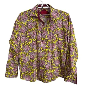 Camisa de cachemira moderna para hombre Elie Balleh talla XL 17.17.5 ajuste moderno manga larga - Imagen 1 de 6