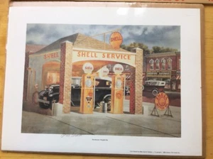 Jack Schmitt, “ Hometown Hospitality “ Gasoline Merchant Series, 1980. - Picture 1 of 12