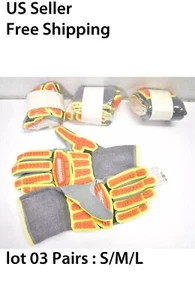 Lote de 03 pares de guantes resistentes a impactos Ormadus talla: S/M/L - Imagen 1 de 2