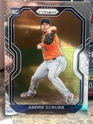 2021 Panini Prizm - #54 Andre Scrubb (RC) Houston Astros silver - Image 1 of 2