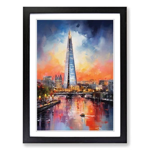 The Shard Action No.3 Wall Art Print Framed Canvas Picture Poster Decor - Picture 1 of 8