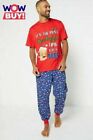 Studio Men Family Santa "Beer Slogan" Size 2Xl Pyjama Set Red Blue Long Sleeve!