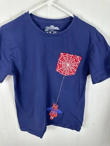 Marvel Spiderman Men's Graphic T Shirt Short Sleeve M with Pocket - Foto 1 di 11