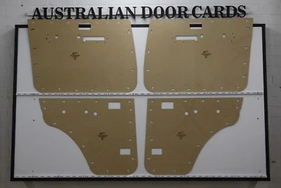 Door Cards Fit Toyota Landcruiser 76 Wag 79 DC Elec Window Quality Masonite x4 - Image 1 of 4