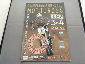 Programa de motocross 1997 4/5/97 - Gran Premio francés 250cc - Brou - Imagen 1 de 1