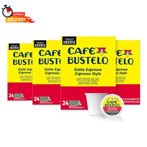 Café Bustelo Espresso Style Dark Roast Coffee, 96 Keurig K-Cup Pods - Picture 1 of 12
