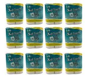 Soft Touch Toilettenpapier, superweich, 2-lagiges Gewebe insgesamt 48 Megarollen - Bild 1 von 4