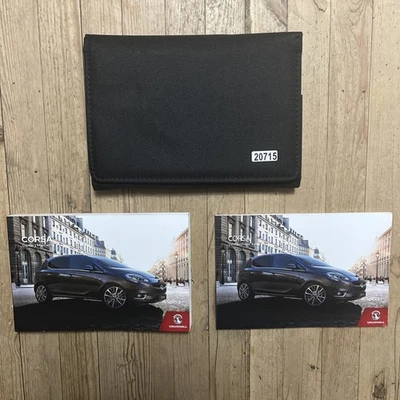 15-19 VAUXHALL CORSA OWNERS HANDBOOK MANUAL & NAVIGATION & WALLET 2017 Ref20715 - Image 1 of 4