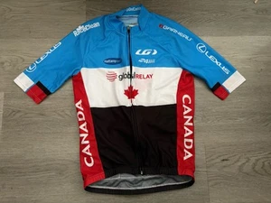 Camiseta deportiva de ciclismo Canada Race Clean para hombre azul/blanco/negro - talla pequeña - Imagen 1 de 7