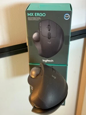 Logitech MX Ergo • kabellose ergonomische Maus • Graphit • Originalverpackung - Bild 1 von 4