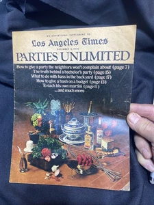 Vintage Sammlerstück 1970 Cocktail Rezept Mixgetränke Heft: Partys Unlimited - Bild 1 von 12