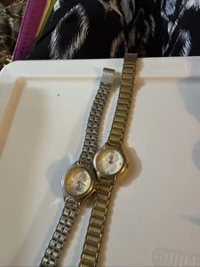 Two PRECIOUS MOMENTS Valdawn Wristwatch Love One Another,Heavenly Bless, Vintage - Picture 1 of 17