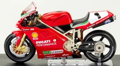 Ducati 996 Carl Fogarty 1999 Scala 1:24 Numero gara #1 Modellino Superbike SBK - Immagine 1 di 4