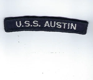 USS Austin, US Navy "Rocker" - Picture 1 of 1