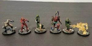 Lot Of (6) 2007 Halo Action Clix Wizkids Microsoft - Picture 1 of 9