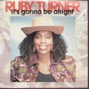 Ruby Turner It's Gonna Be Alright 7" vinyl UK Jive 1989 B/w sexy pic sleeve RTS7 - Image 1 of 2